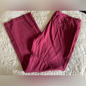 Maroon dress slacks